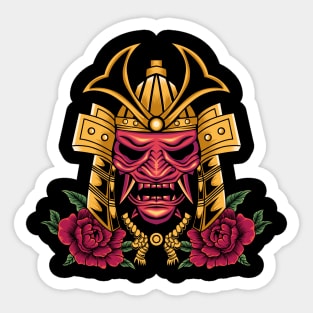 Ronin Samurai Mask Sticker